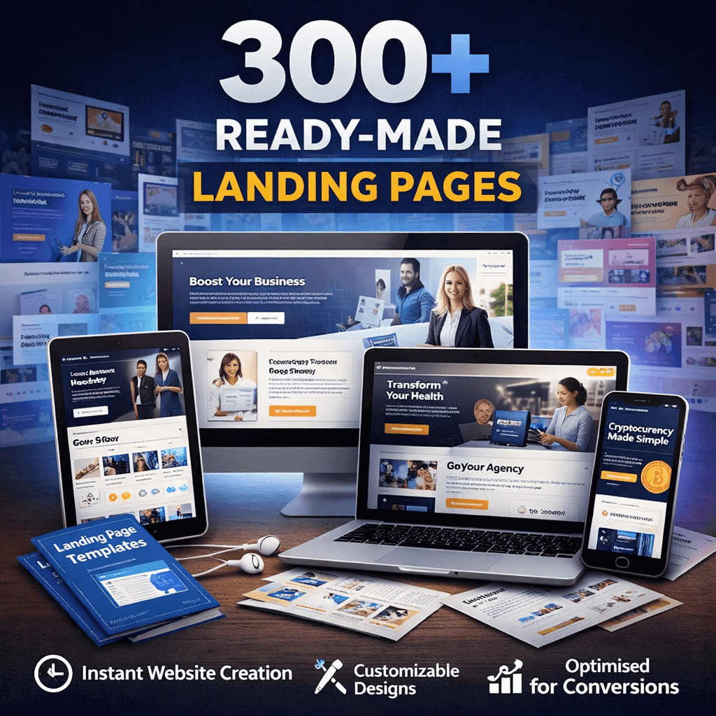 300+ Landing Pages