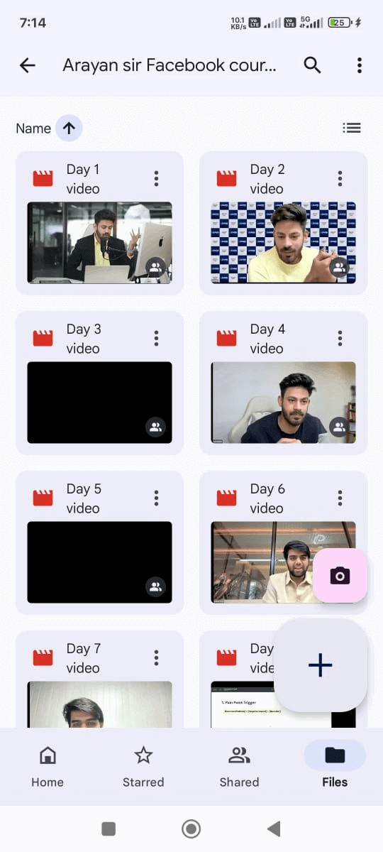 Google Drive Vault Content